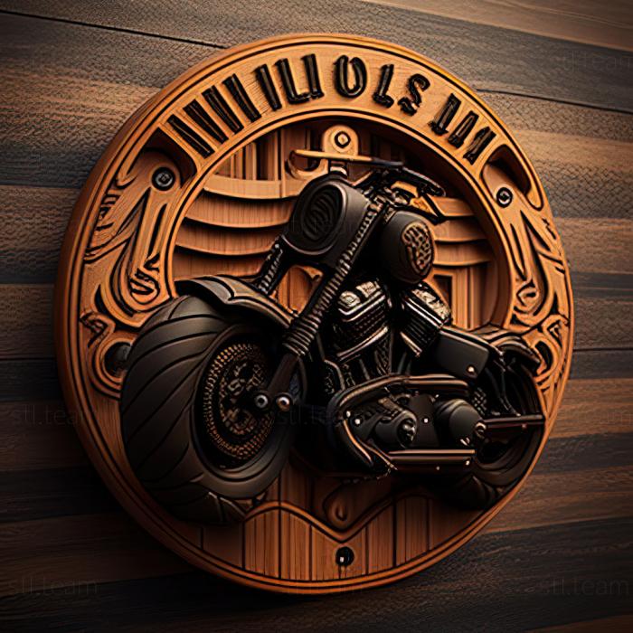 3D модель Harley Davidson Iron 883 (STL)